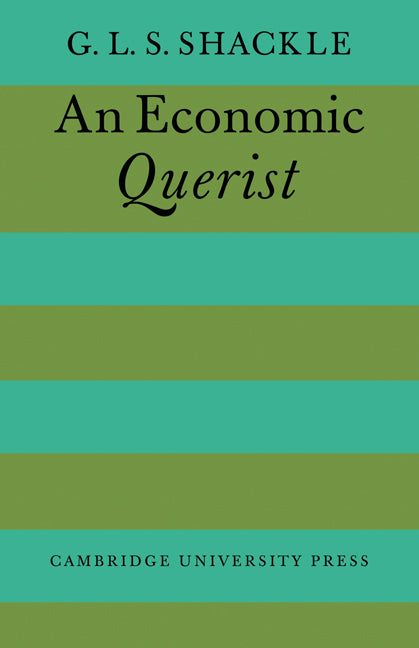 An Economic Querist (Paperback) 9780521147545