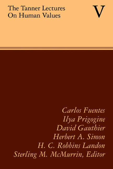 The Tanner Lectures on Human Values (Paperback) 9780521176460