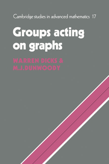 Groups Acting on Graphs (Paperback) 9780521180009