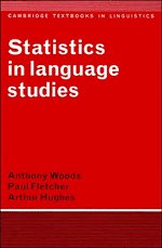 Statistics in Language Studies (Paperback) 9780521273121