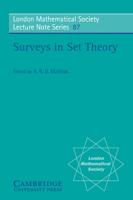 Surveys in Set Theory (Paperback) 9780521277334