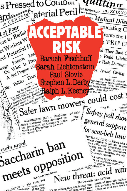 Acceptable Risk (Paperback) 9780521278928