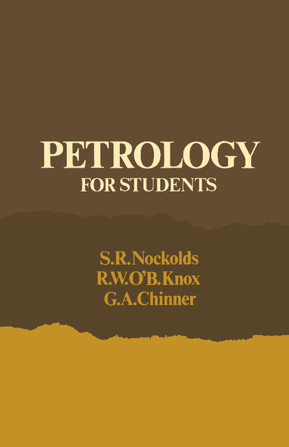 Petrology for Students (Paperback) 9780521291842