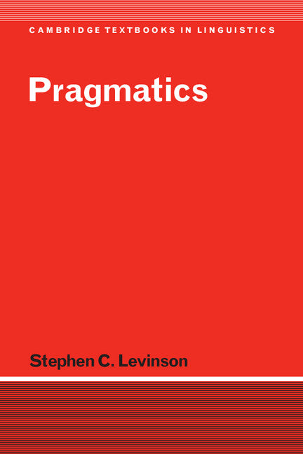 Pragmatics (Paperback) 9780521294140