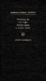 Germany in the High Middle Ages; c.1050–1200 (Paperback) 9780521319805