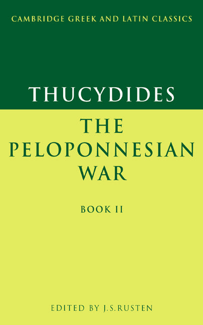 Thucydides: The Peloponnesian War Book II (Paperback) 9780521339292