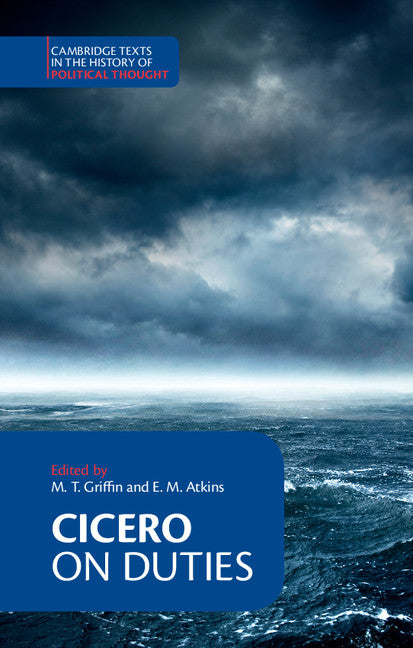 Cicero: On Duties (Paperback) 9780521348355