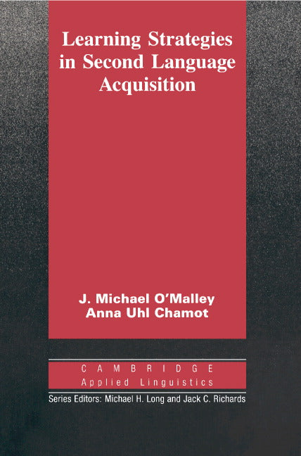Learning Strategies in Second Language Acquisition (Paperback) 9780521358378