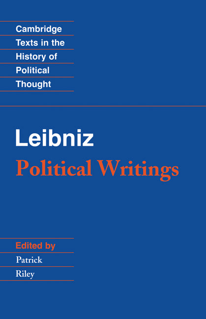 Leibniz: Political Writings (Paperback) 9780521358996