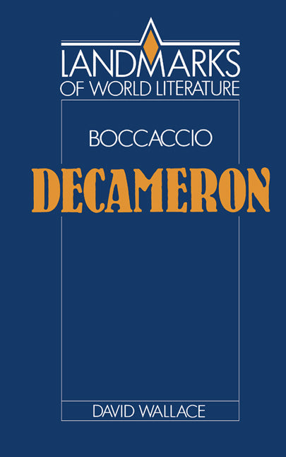 Boccaccio: Decameron (Paperback) 9780521388511