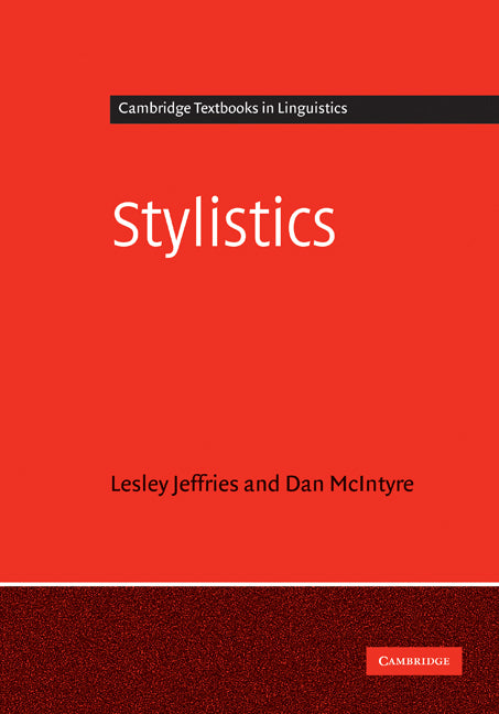 Stylistics (Hardback) 9780521405645