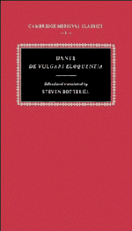 Dante: De vulgari eloquentia (Paperback) 9780521409230