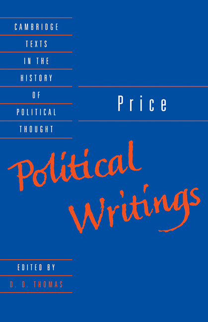 Price: Political Writings (Paperback) 9780521409698