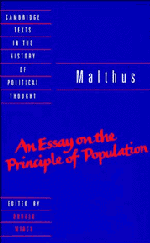 Malthus: 'An Essay on the Principle of Population' (Hardback) 9780521419543