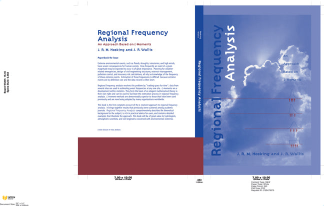 Regional Frequency Analysis; An Approach Based on L-Moments (Hardback) 9780521430456