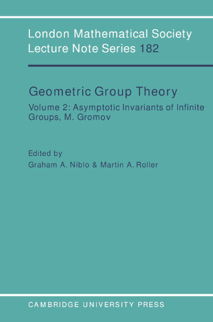Geometric Group Theory: Volume 2 (Paperback) 9780521446808
