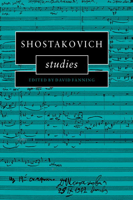 Shostakovich Studies (Hardback) 9780521452397