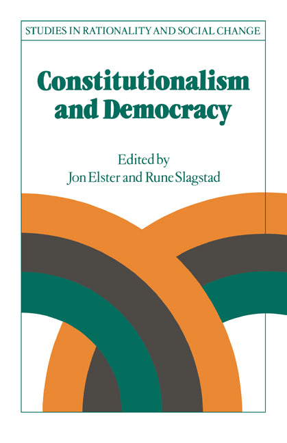 Constitutionalism and Democracy (Paperback) 9780521457217
