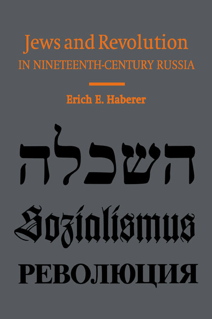 Jews and Revolution in Nineteenth-Century Russia (Hardback) 9780521460095