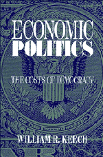 Economic Politics; The Costs of Democracy (Hardback) 9780521462068