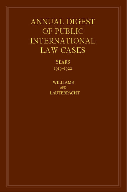 International Law Reports (Hardback) 9780521463461