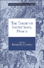 The Theory of Institutional Design (Hardback) 9780521471190