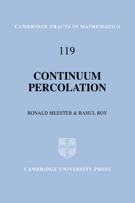 Continuum Percolation (Hardback) 9780521475044