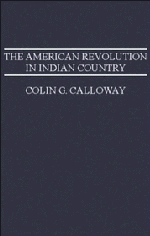 The American Revolution in Indian Country; Crisis and Diversity in Native American Communities (Paperback) 9780521475693