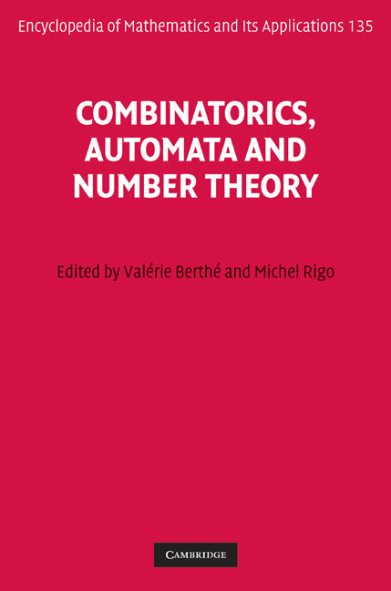 Combinatorics, Automata and Number Theory (Hardback) 9780521515979