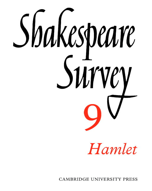 Shakespeare Survey (Paperback) 9780521523943