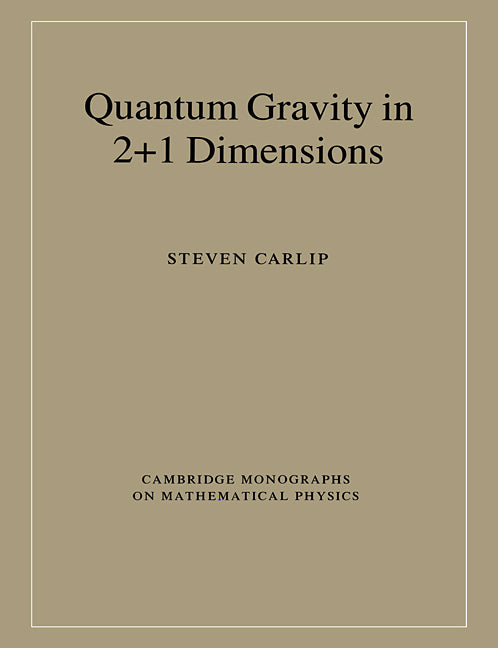 Quantum Gravity in 2+1 Dimensions (Paperback) 9780521545884