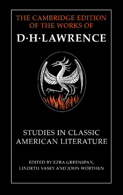 Studies in Classic American Literature (Hardback) 9780521550161