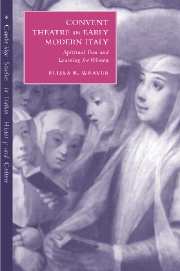 Convent Theatre in Early Modern Italy; Spiritual Fun and Learning for Women (Hardback) 9780521550826