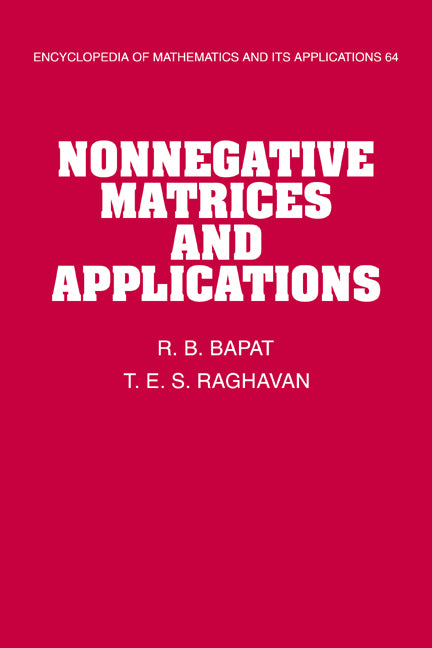 Nonnegative Matrices and Applications (Hardback) 9780521571678