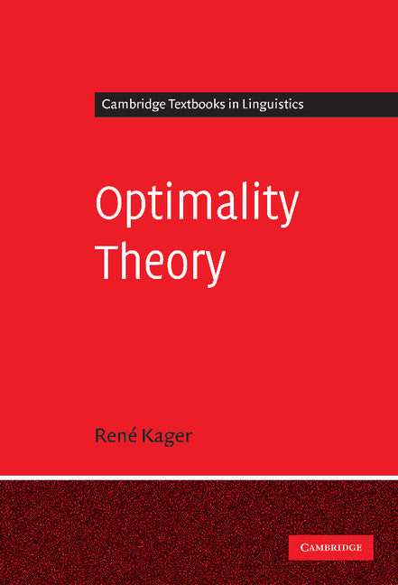 Optimality Theory (Hardback) 9780521580199