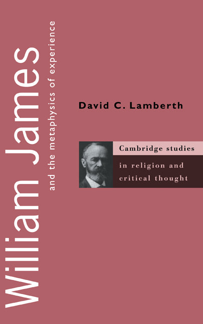 William James and the Metaphysics of Experience (Hardback) 9780521581639