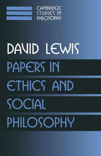 Papers in Ethics and Social Philosophy: Volume 3 (Paperback) 9780521587860