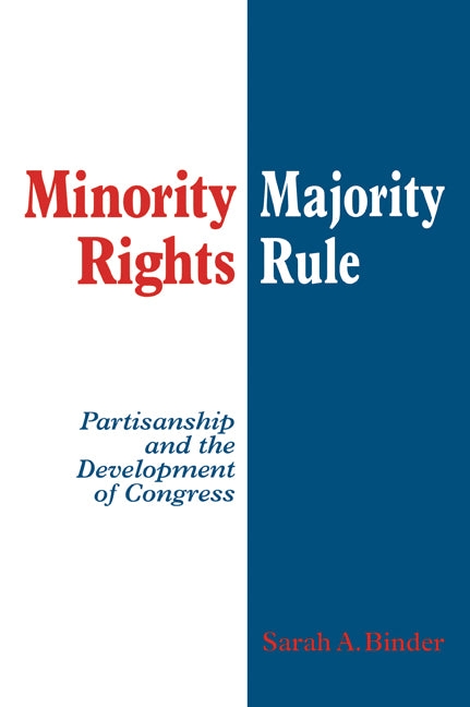 Minority Rights, Majority Rule; Partisanship and the Development of Congress (Paperback) 9780521587921
