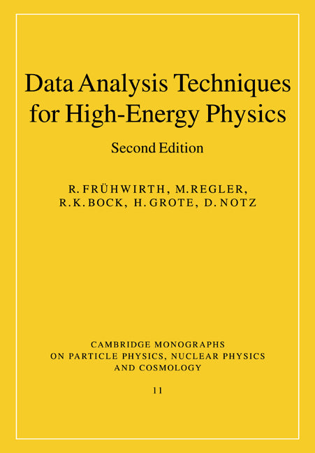 Data Analysis Techniques for High-Energy Physics (Paperback) 9780521635486