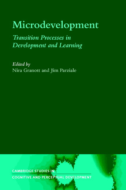 Microdevelopment; Transition Processes in Development and Learning (Hardback) 9780521660532