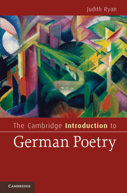 The Cambridge Introduction to German Poetry (Paperback) 9780521687201