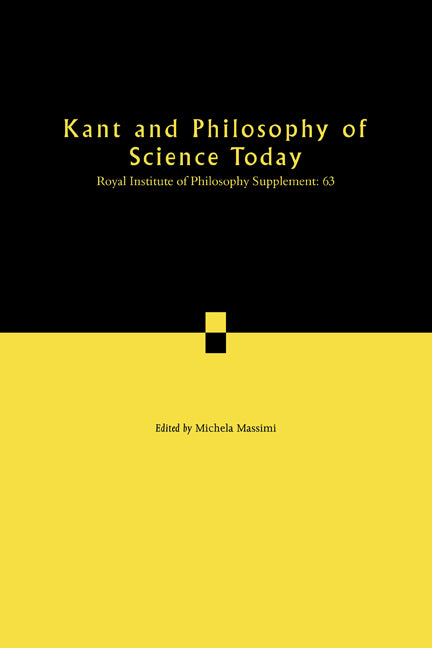 Kant and Philosophy of Science Today (Paperback) 9780521748513