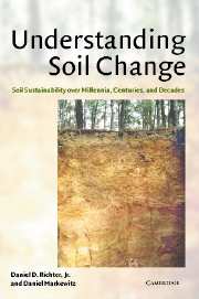 Understanding Soil Change; Soil Sustainability over Millennia, Centuries, and Decades (Paperback / softback) 9780521039437