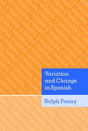 Variation and Change in Spanish (Paperback) 9780521604505