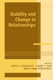 Stability and Change in Relationships (Paperback) 9780521369909
