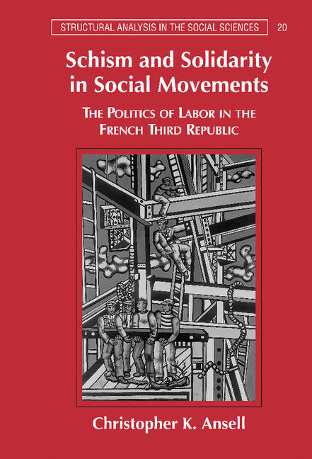 Schism and Solidarity in Social Movements; The Politics of Labor in the French Third Republic (Hardback) 9780521791137