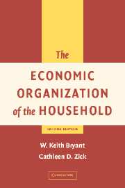 The Economic Organization of the Household (Hardback) 9780521801416