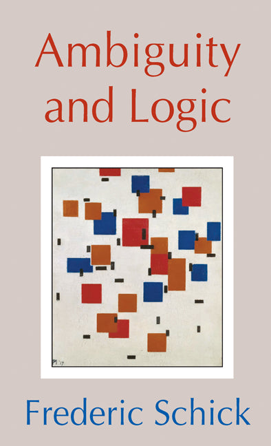 Ambiguity and Logic (Hardback) 9780521824583