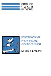Understanding Phenomenal Consciousness (Paperback) 9780521122719