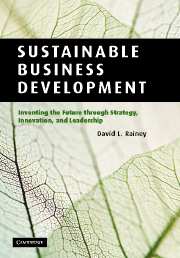 Sustainable Business Development; Inventing the Future Through Strategy, Innovation, and Leadership (Paperback) 9780521148436